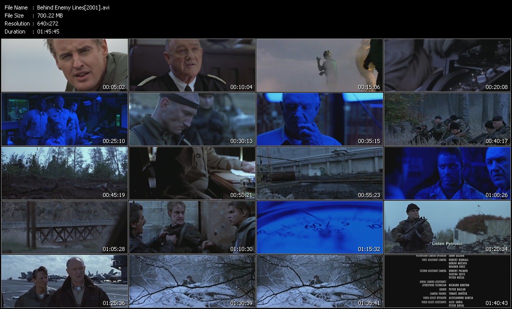 Movies Collection BEHIND ENEMY LINES (2)